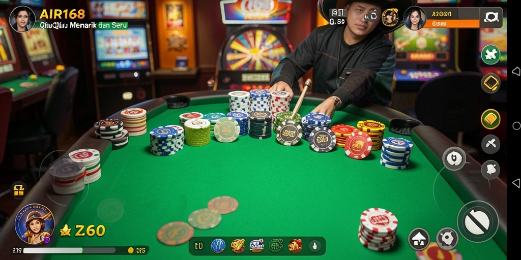 Tampilan screenshot gameplay seru di AIR168 QiuQiu.