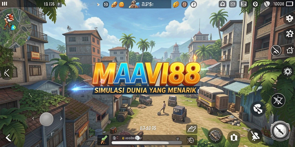 Screenshot gameplay AMAVI88 dengan elemen simulasi yang menarik.