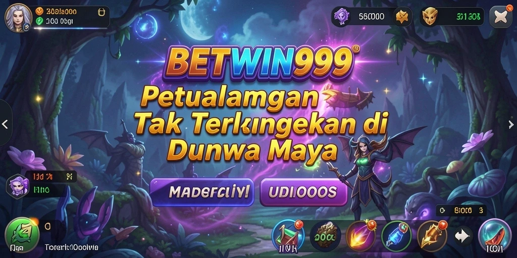 Tangkapan layar gameplay BETWIN999 dengan karakter menjelajahi dunia yang menakjubkan.