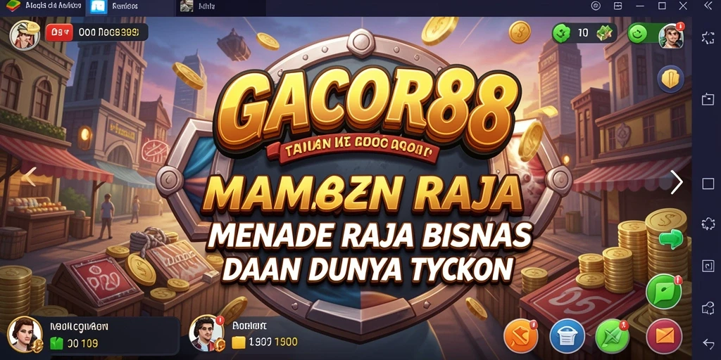 Tampilan gameplay GACOR88 dengan berbagai aspek manajemen bisnis.