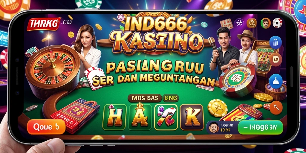 Tampilan gameplay Kasino yang menakjubkan dan mendebarkan.