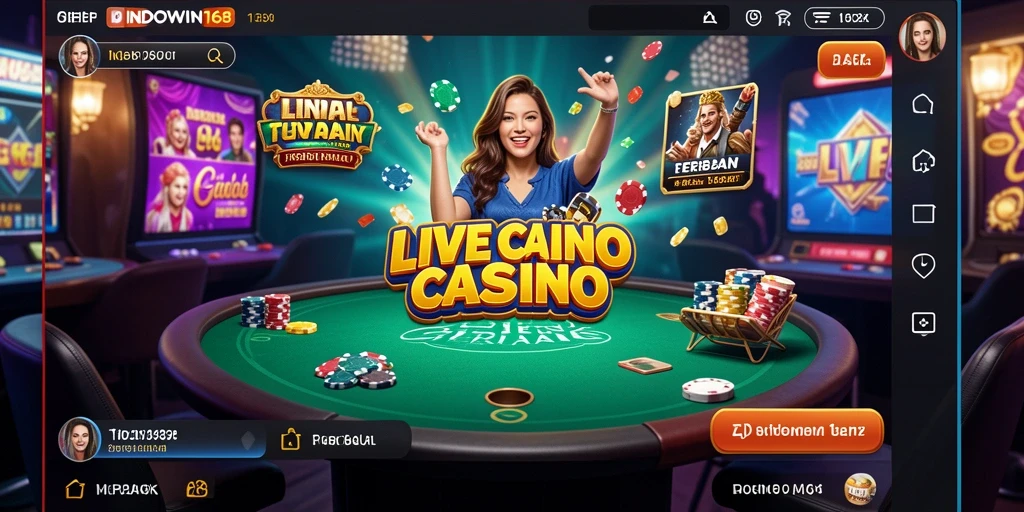 Gameplay Live Casino yang menarik dan interaktif di INDOWIN168.