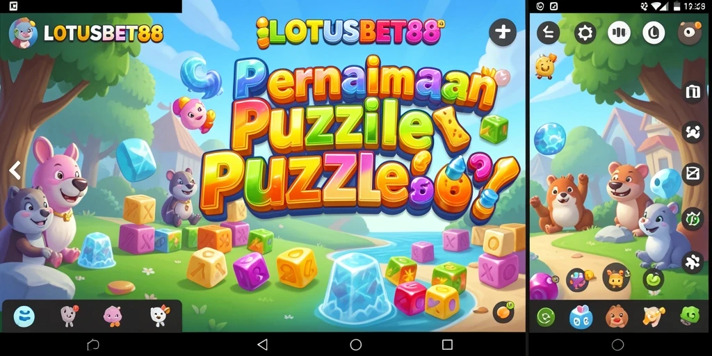 Tampilan gameplay LOTUSBET88 dengan teka-teki yang menantang dan menghibur.