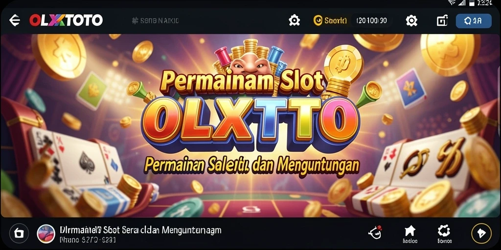 Screenshot gameplay OLXTOTO menampilkan suasana permainan Slot yang seru dan mengasyikkan.
