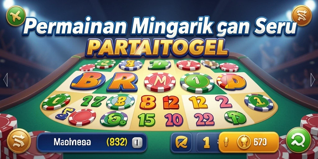 Tampilan gameplay seru dari PARTAITOGEL dengan elemen Bingo interaktif.