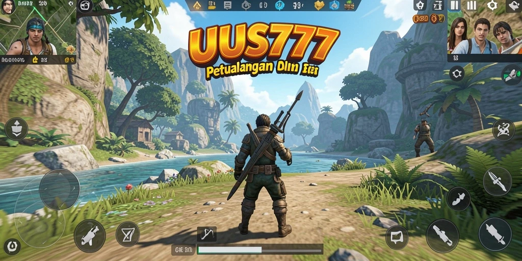 Screenshot UUS777 menampilkan aksi petualangan seru di dunia terbuka.