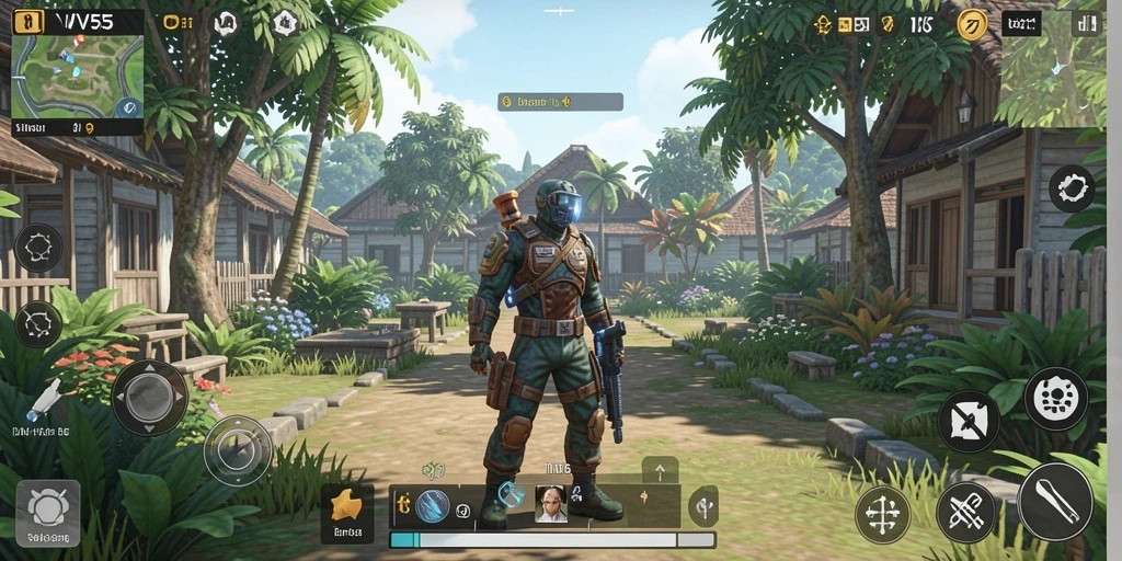 Tampilan gameplay menarik dengan interaksi sosial yang mendalam.